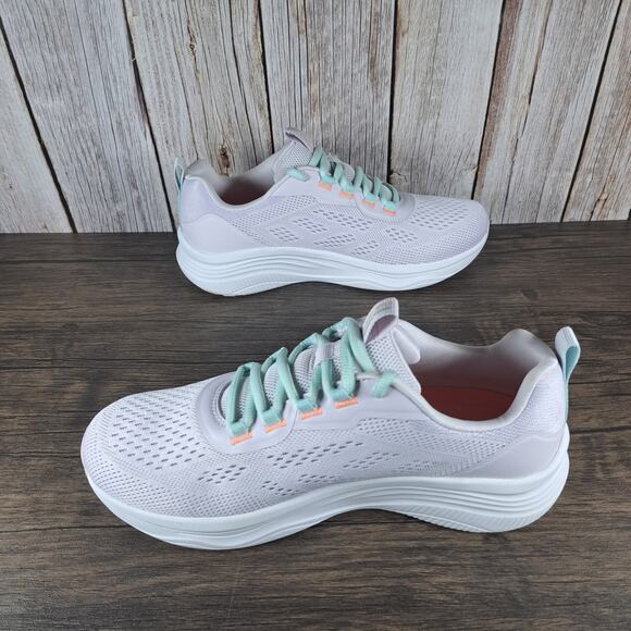 Skechers D' Lux Fitness Fresh Feel Women's Sz 9 Athletic Shoes Lavender Mint - Picture 5 of 9